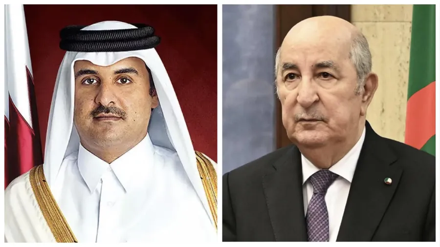 الرئيس تبون يتفق مع أمير قطر على لقاء قريب ويشكره على دعم فلسطين