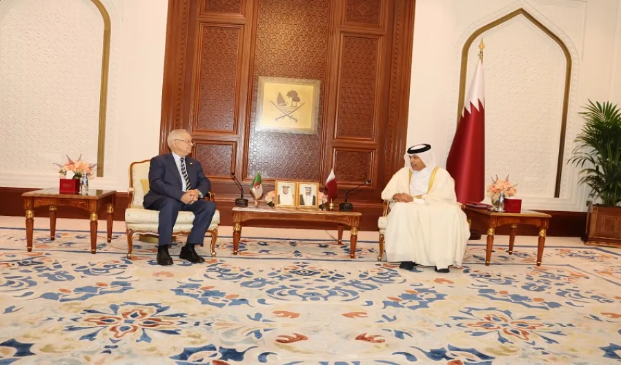 ناصري يبحث مع نظيره القطري تكثيف التشاور بين المؤسستين التشريعيتين